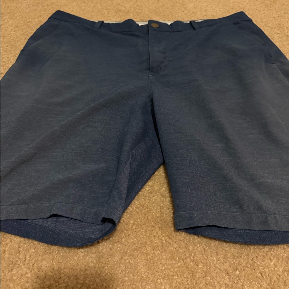 Puma Men's Navy Flat Front Shorts